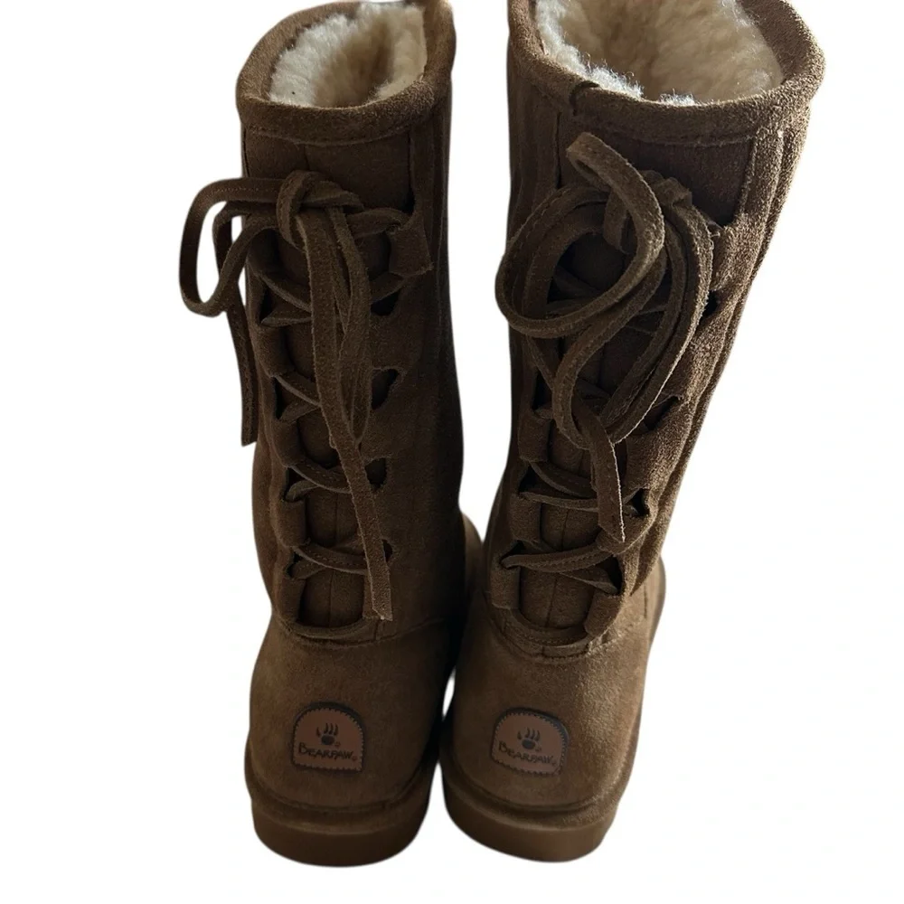 Bear Paw Phylly Brown Suede Boots